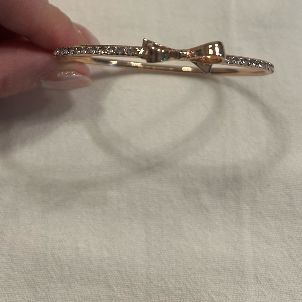 Rose gold Kate spade bracelet